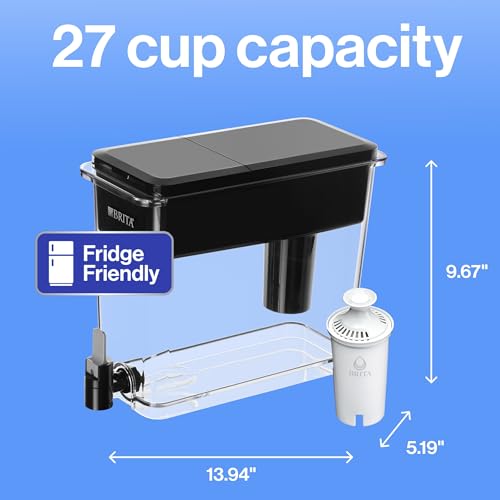 Brita UltraMax Standard Water Filter Dispenser, 27 Cup Capacity
