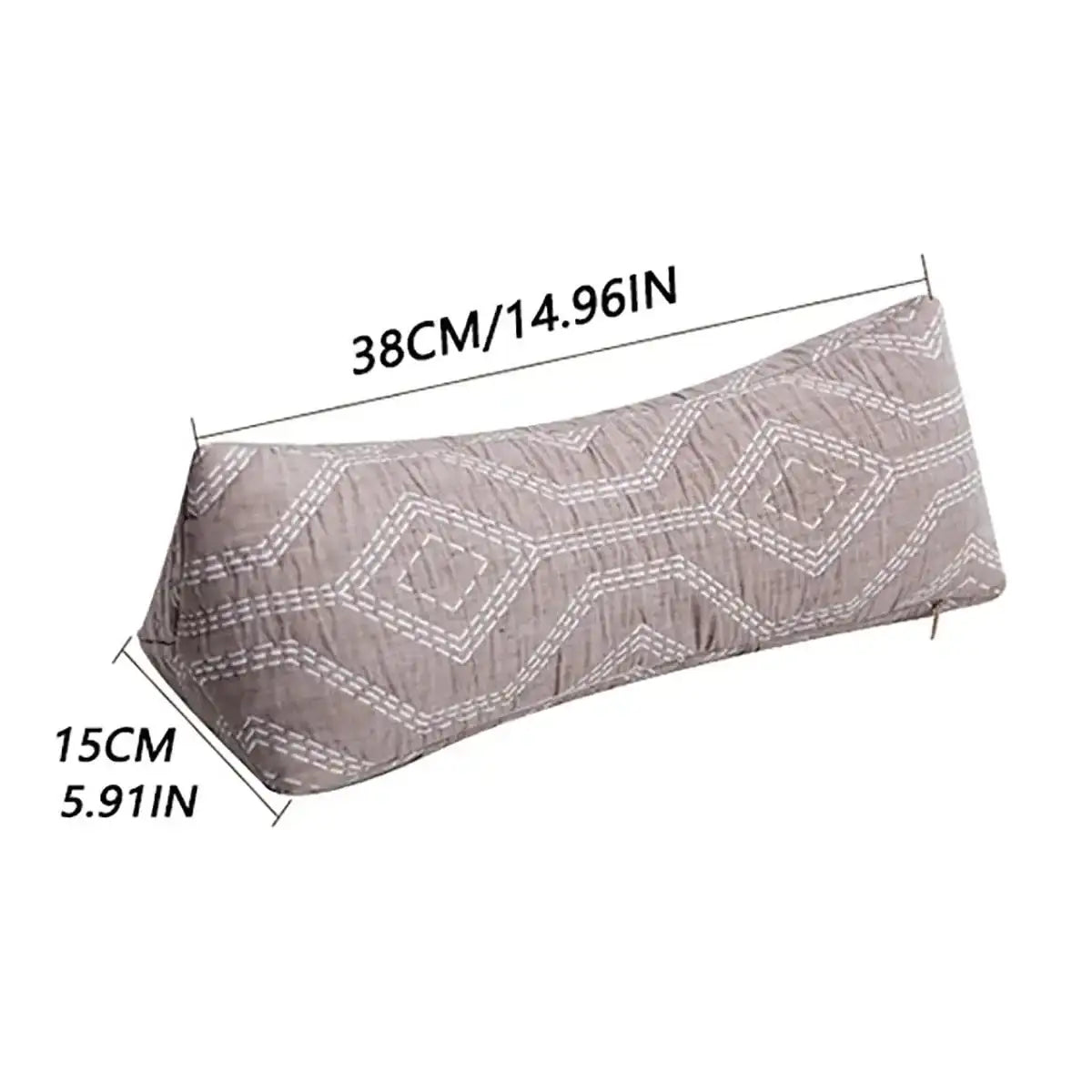 Cervical Roll Neck Pillow with 100% Buckwheat Filling for Sleep Support - imprüv