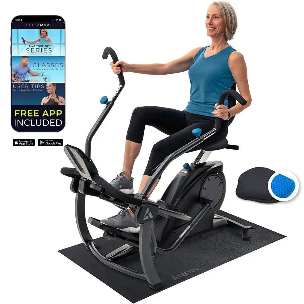 FreeStep Low Impact Recumbent Cross Trainer Magnetic Elliptical - imprüv