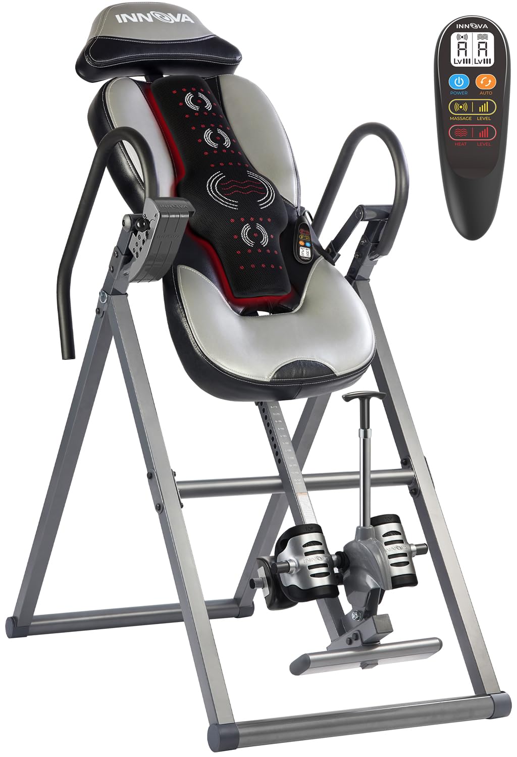 Inversion Table with Heat and Massage for Spinal Decompression