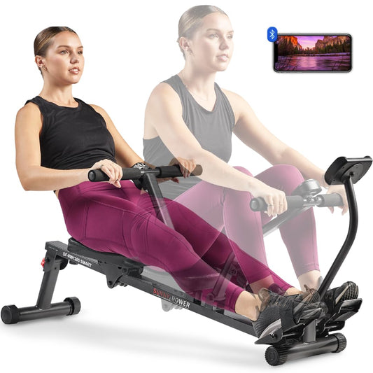 Compact Hydraulic Resistance Rowing Machine for Cardio Training - imprüv