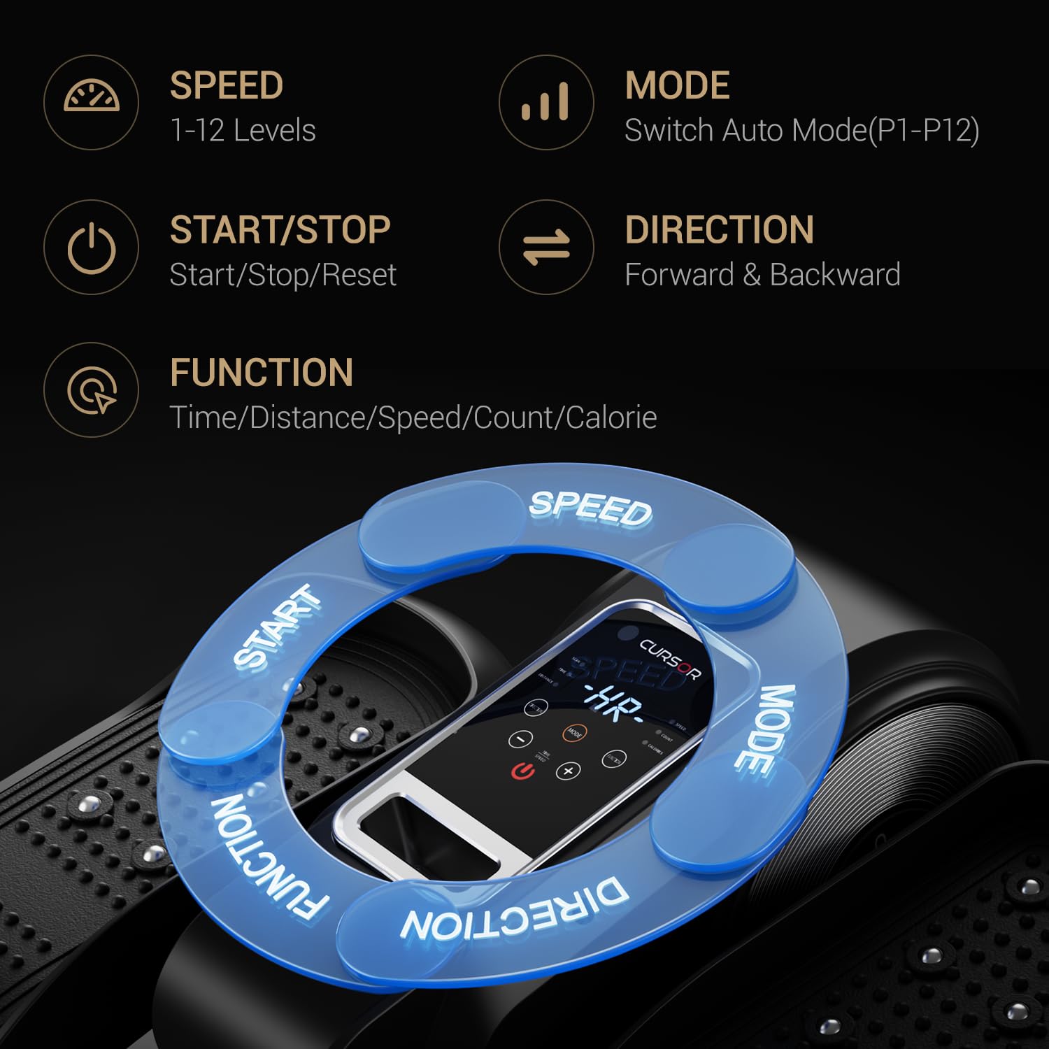Under Desk Elliptical for Low-Impact Pedal Exercise, Manual and Motorized Options - imprüv