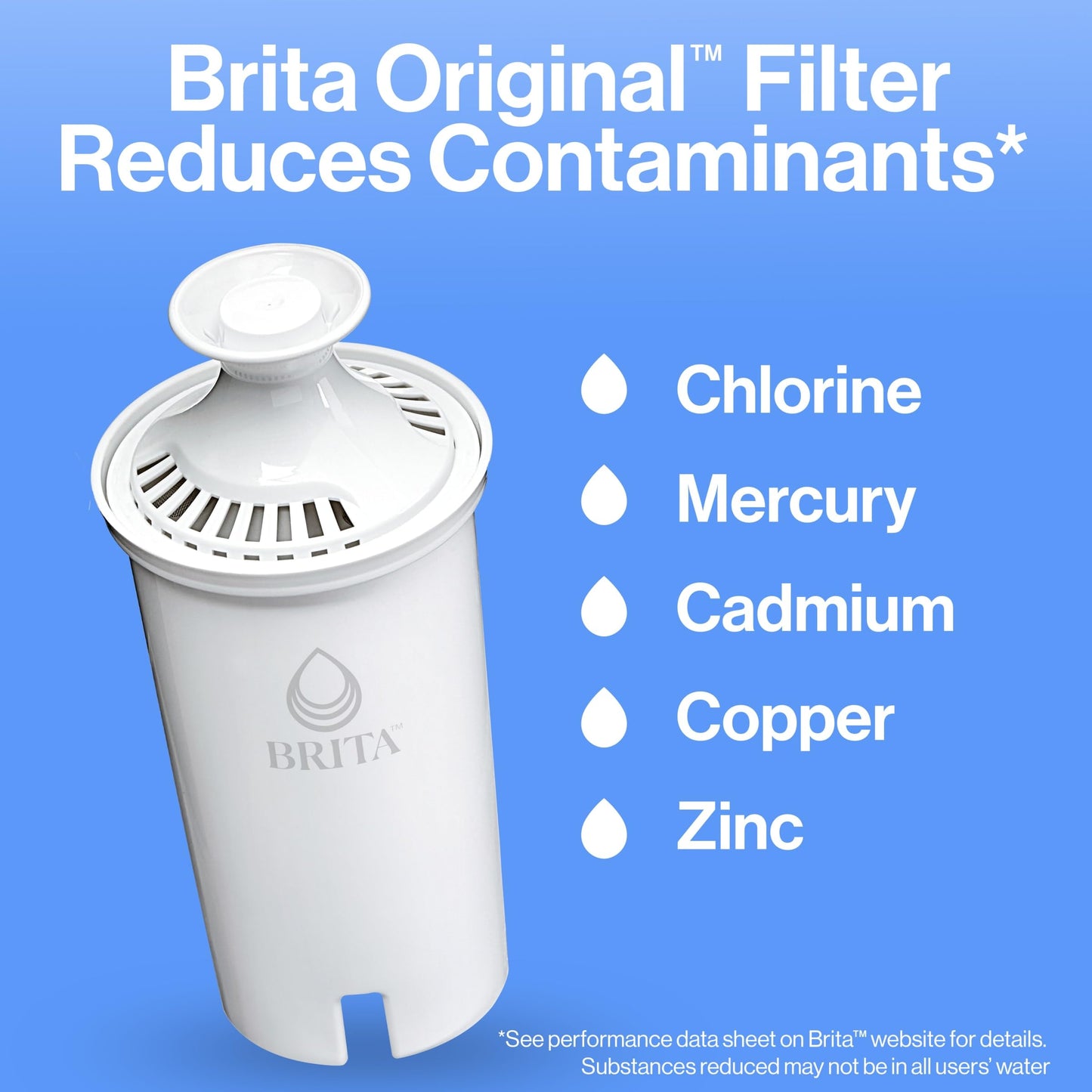Brita UltraMax Standard Water Filter Dispenser, 27 Cup Capacity