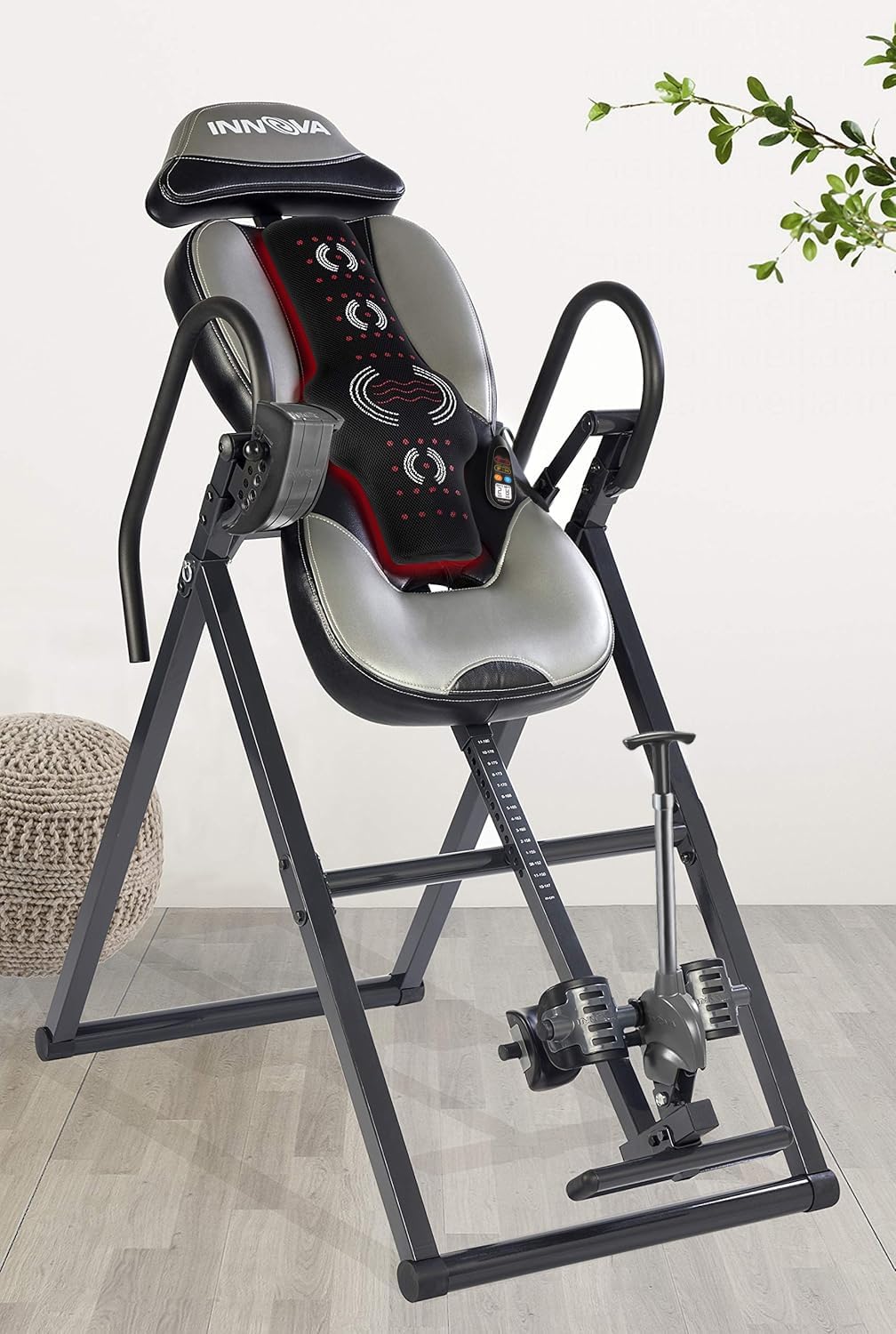 Inversion Table with Heat and Massage for Spinal Decompression