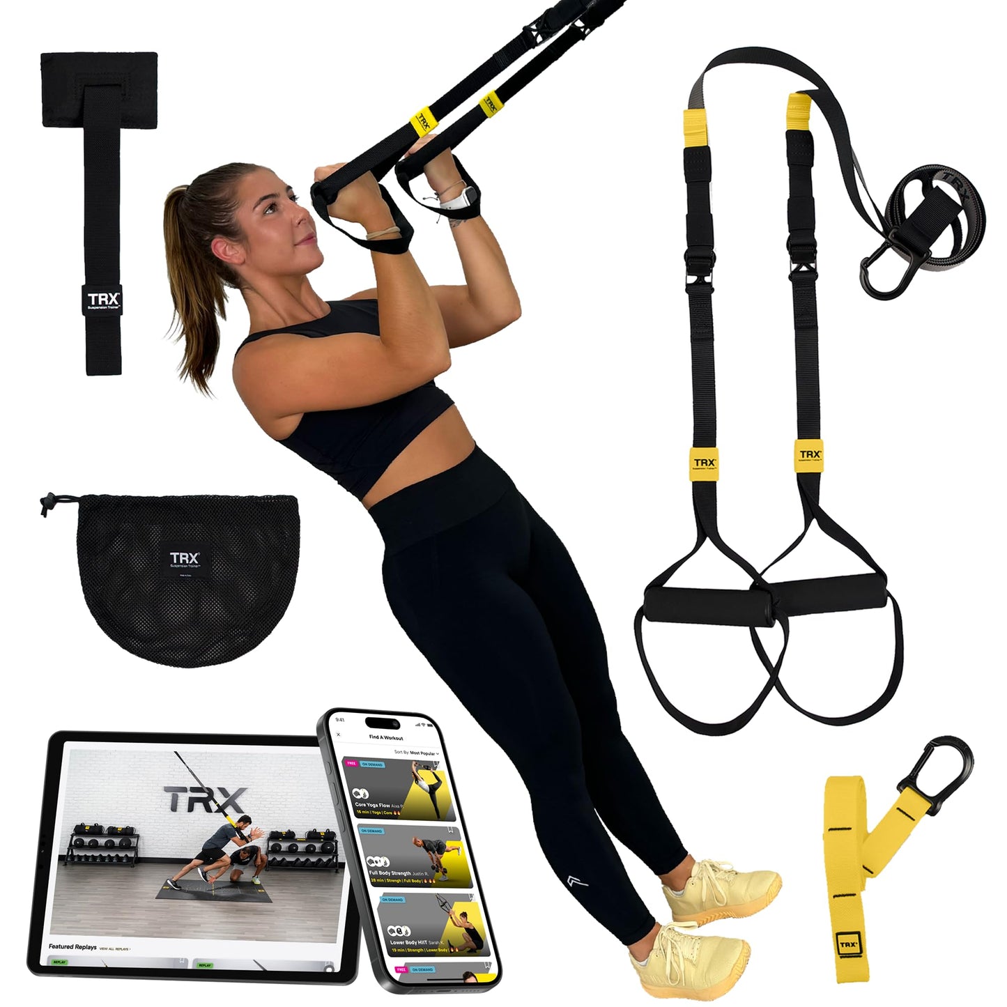 TRX GO Suspension Trainer for Full Bodyweight Workouts, All Levels - imprüv