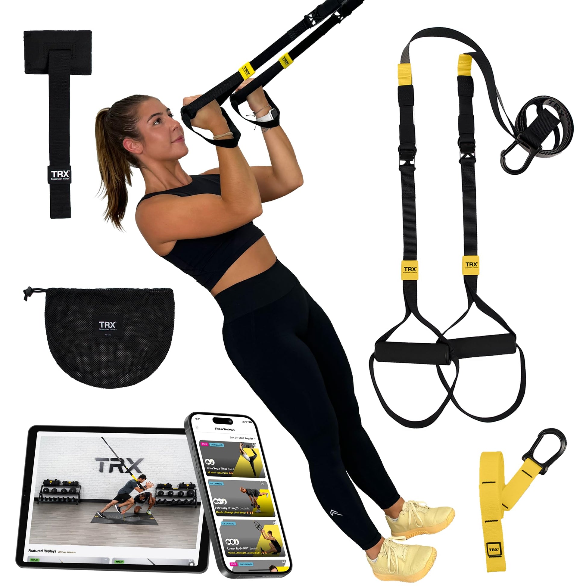 TRX GO Suspension Trainer for Full Bodyweight Workouts, All Levels - imprüv