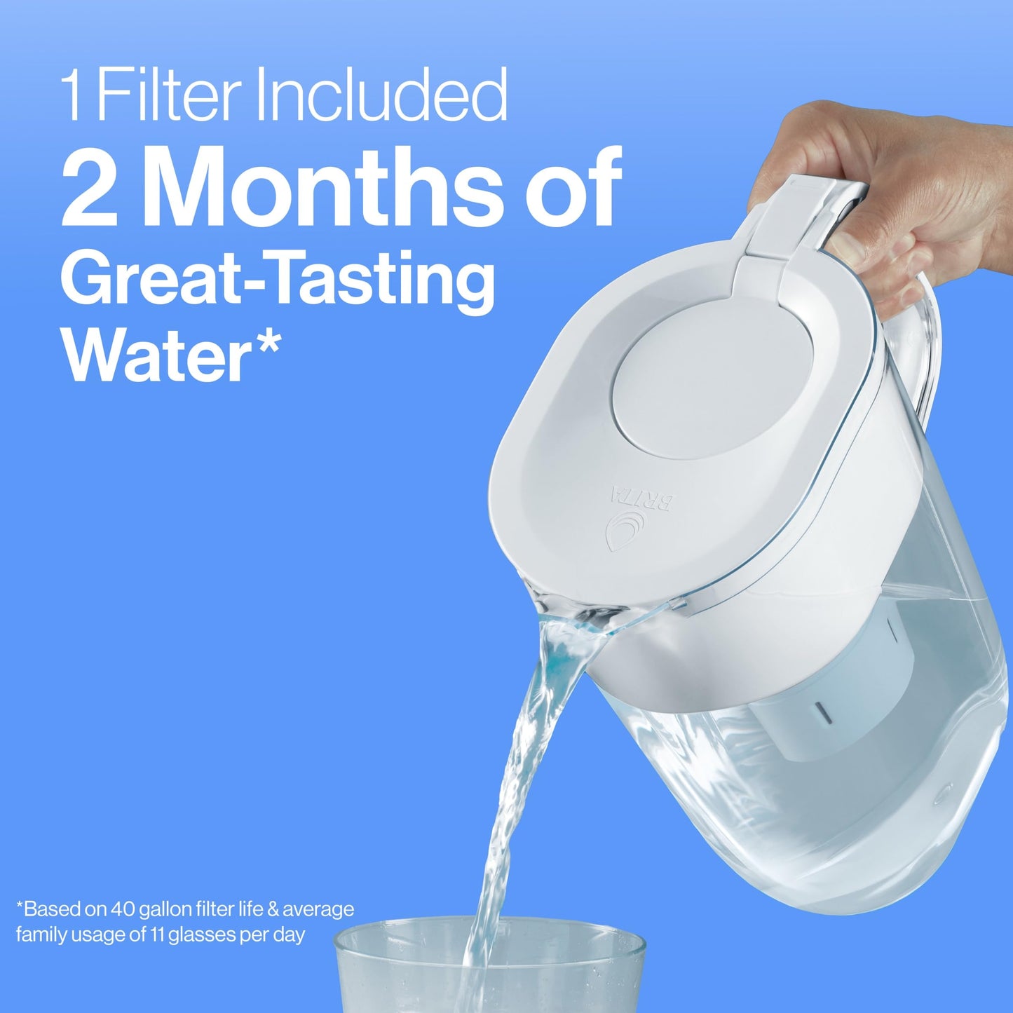 Brita UltraMax Standard Water Filter Dispenser, 27 Cup Capacity