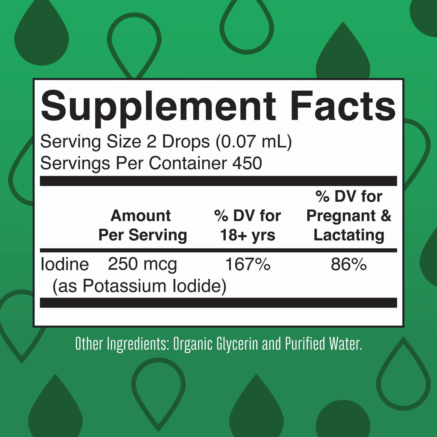 MaryRuth Organics Iodine Drops for Thyroid and Metabolic Support, 450 Servings