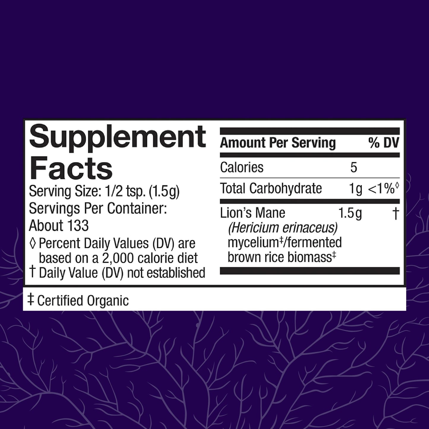 Host Defense Lion's Mane Mushroom Powder for Brain and Memory Support, 7 oz (133 Servings) - imprüv