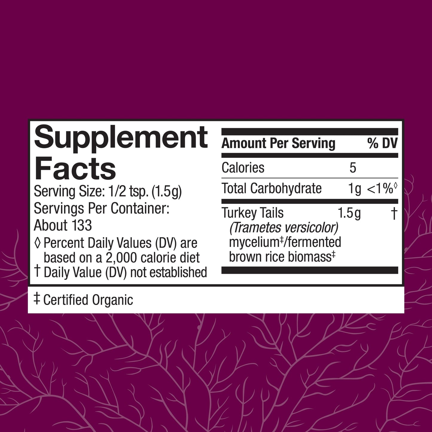 Host Defense Turkey Tail Mushroom Powder for Immune Balance, 7 oz (133 Servings) - imprüv