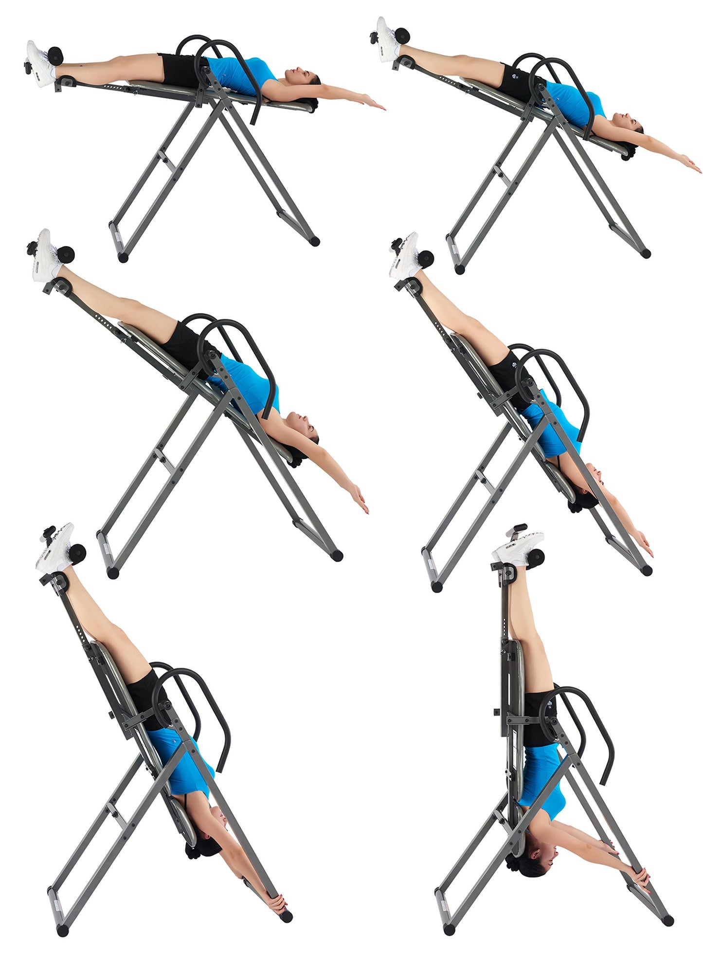 Inversion Table with Heat and Massage for Spinal Decompression