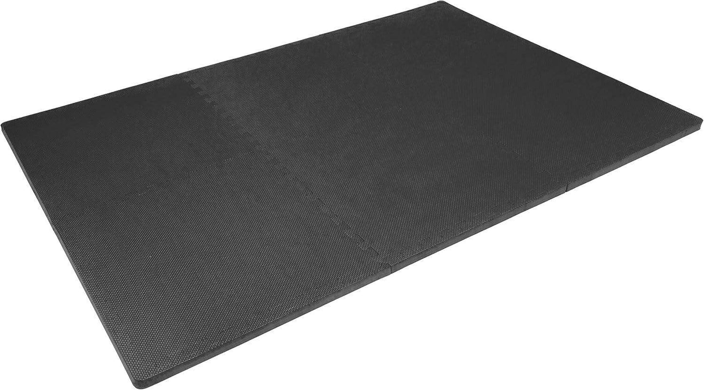 Extra Thick Puzzle Exercise Mat, Interlocking EVA Foam Tiles for Cushioned, Protective Workout Flooring - imprüv