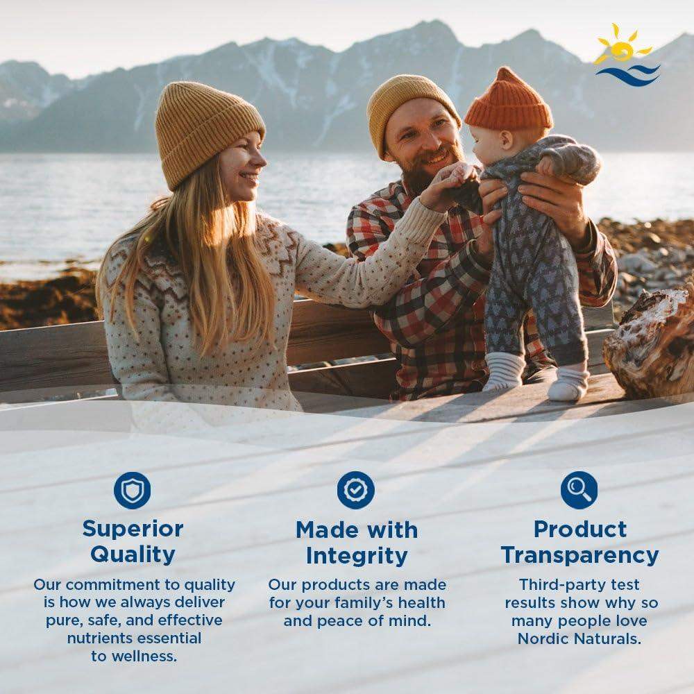 Nordic Naturals Omega-3 with CoQ10, 1280mg EPA+DHA for Heart and Brain Health - imprüv
