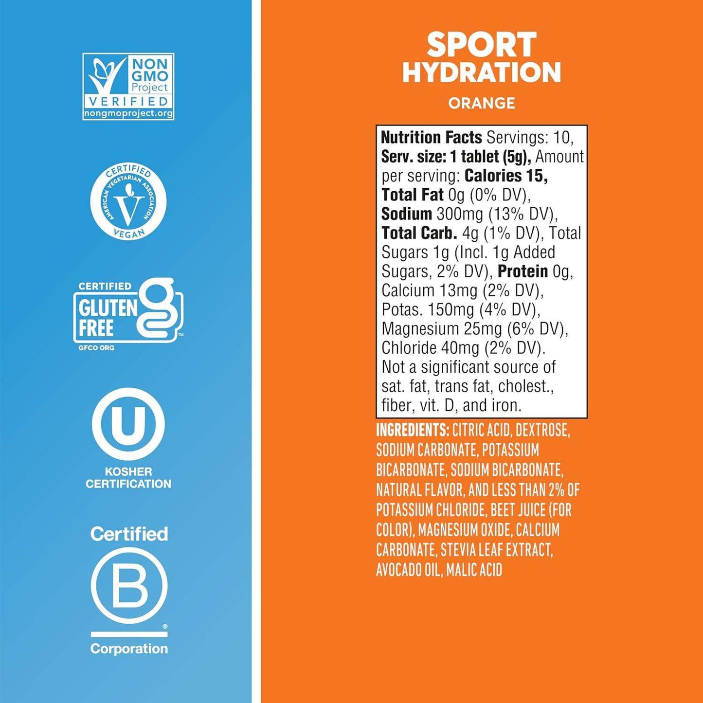 Nuun Sport Electrolyte Water-Soluble Tablets with 5 Essential Electrolytes for Hydration and Only 1g Sugar - imprüv
