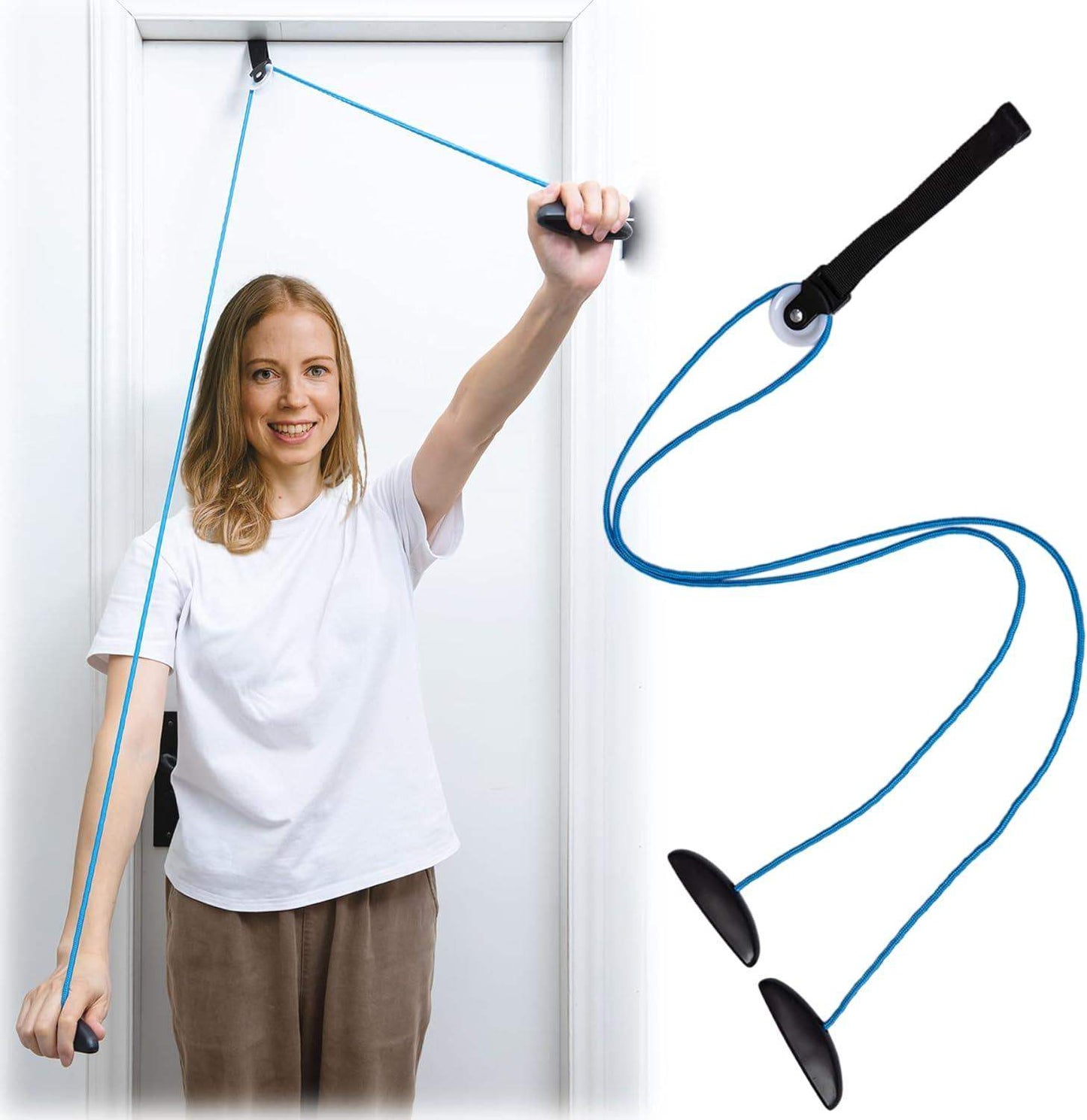 Over-the-Door Shoulder Pulley System for Passive Shoulder ROM and Rotator Cuff Recovery - imprüv