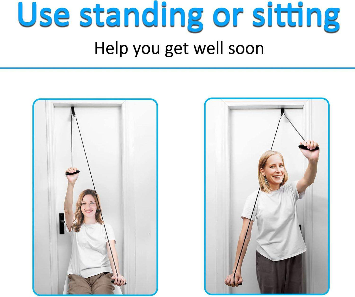 Over-the-Door Shoulder Pulley System for Passive Shoulder ROM and Rotator Cuff Recovery - imprüv