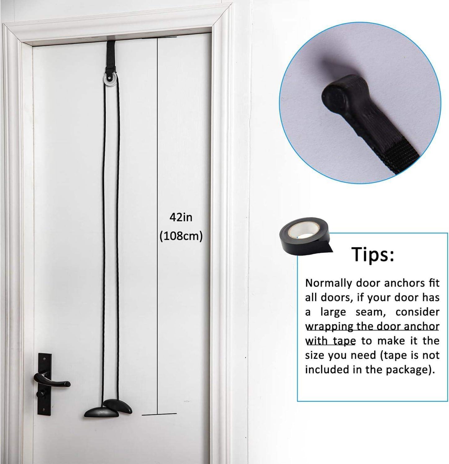 Over-the-Door Shoulder Pulley System for Passive Shoulder ROM and Rotator Cuff Recovery - imprüv
