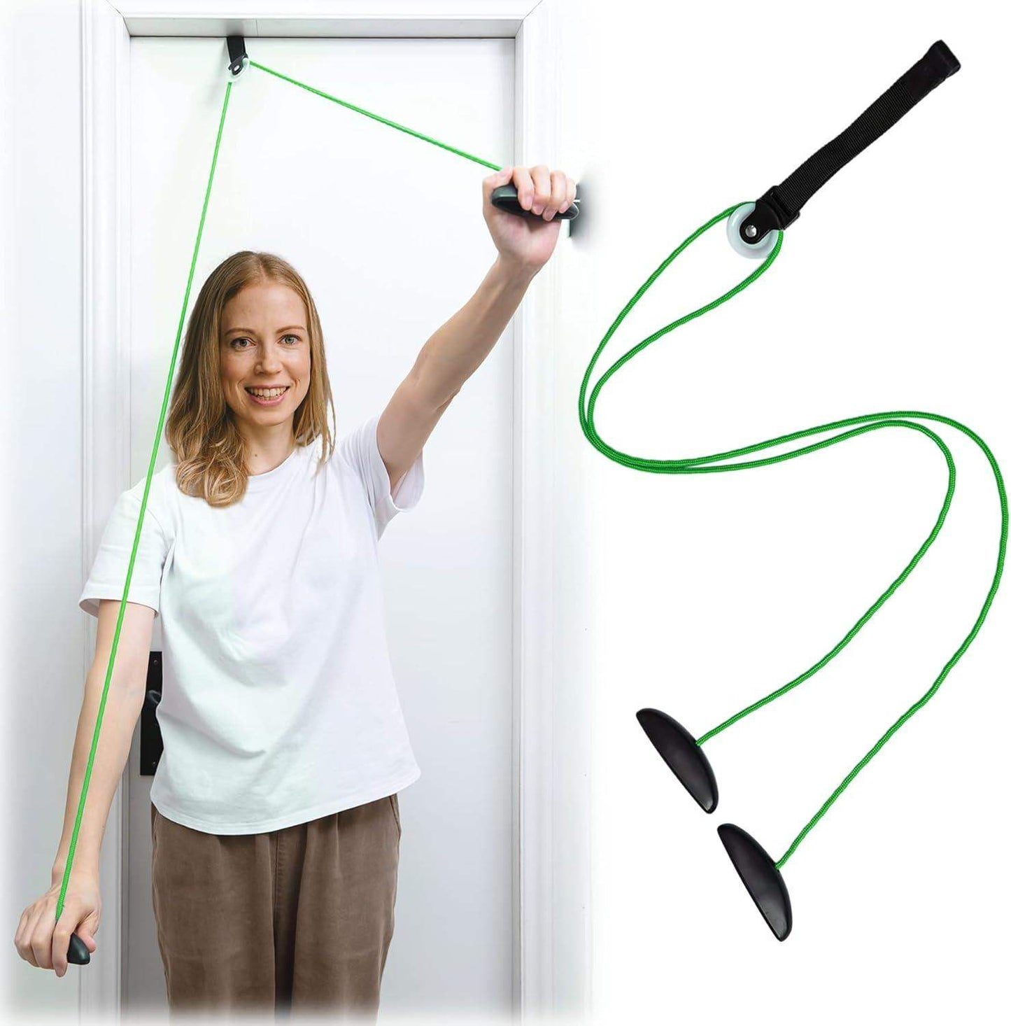 Over-the-Door Shoulder Pulley System for Passive Shoulder ROM and Rotator Cuff Recovery - imprüv
