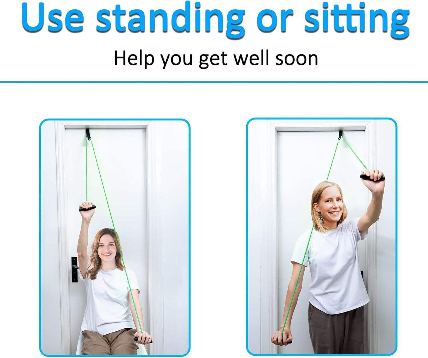 Over-the-Door Shoulder Pulley System for Passive Shoulder ROM and Rotator Cuff Recovery - imprüv