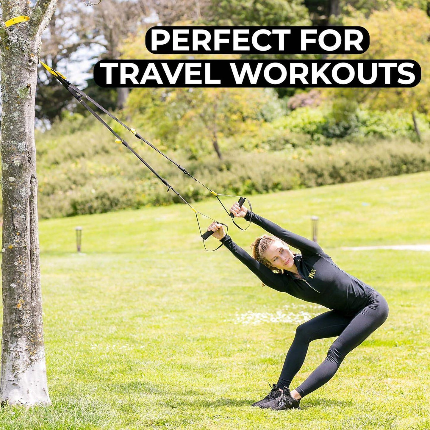 TRX Suspension Trainer for Bodyweight Workouts, All Levels and Goals, Lightweight and Portable - imprüv