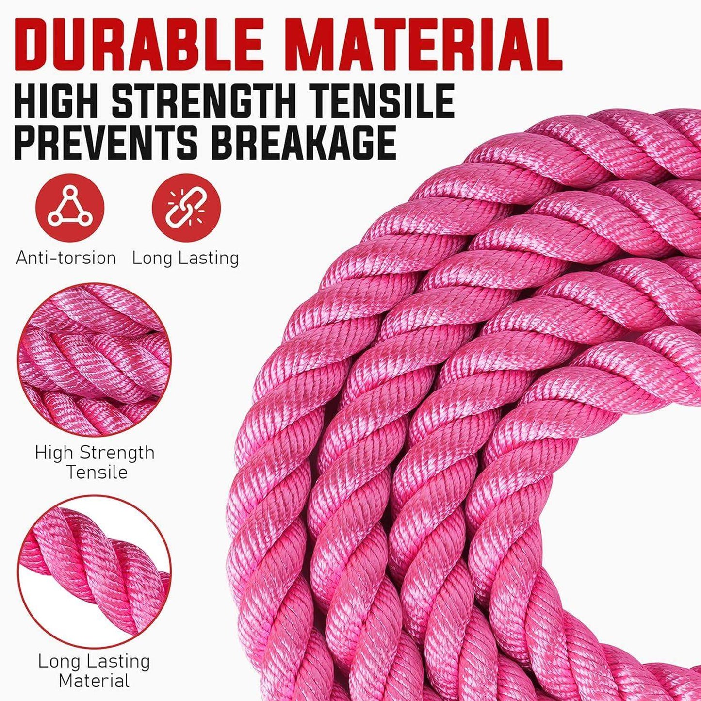 Weighted Jump Rope, 9.8ft Heavy Exercise Jumping Rope for Adults - imprüv
