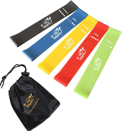 12-Inch Natural Latex Loop Resistance Bands for Rotator Cuff Rehab and Post-Injury Shoulder Strength Recovery - imprüv  