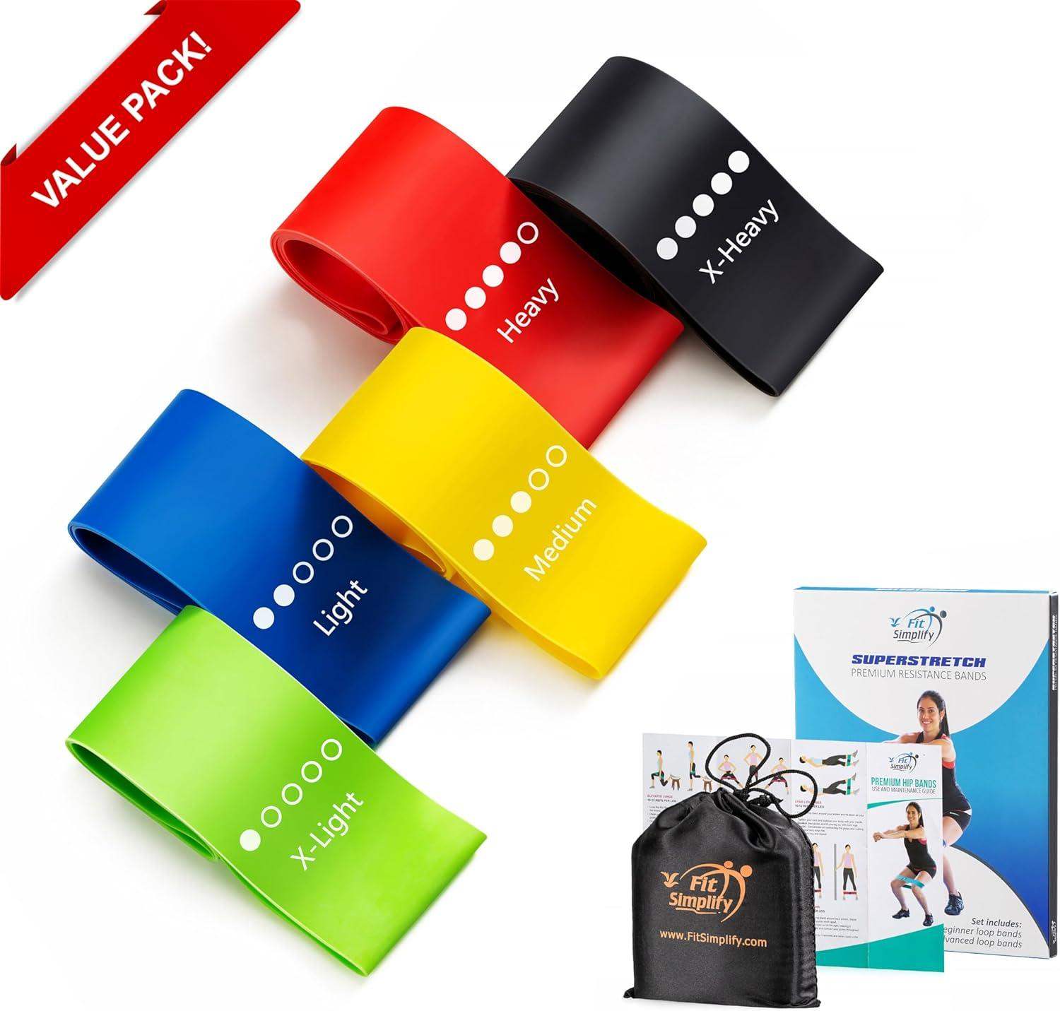 12-Inch Natural Latex Loop Resistance Bands for Rotator Cuff Rehab and Post-Injury Shoulder Strength Recovery - imprüv  