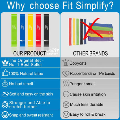 12-Inch Natural Latex Loop Resistance Bands for Rotator Cuff Rehab and Post-Injury Shoulder Strength Recovery - imprüv  