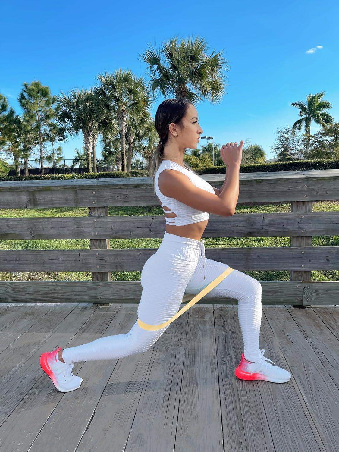 12-Inch Natural Latex Loop Resistance Bands for Rotator Cuff Rehab and Post-Injury Shoulder Strength Recovery - imprüv  