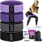 13.6-Inch Non-Slip Fabric Stretch Loop Resistance Bands for Glute Workouts, Hip Strength, and Core Stability - imprüv  