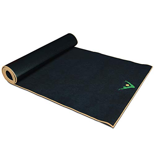 Synergy 2-in-1 Machine Washable Hot Yoga Mat with Integrated Non-Slip Microfiber Towel