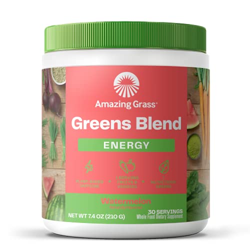 Superfood Greens Blend with Antioxidants, Digestive Enzymes, Fiber Prebiotics and Probiotics