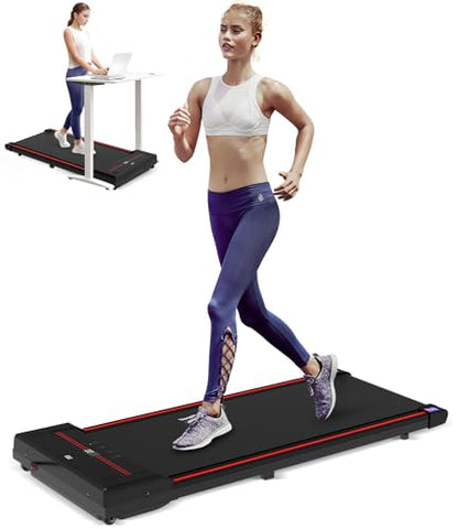 Portable Under Desk Treadmill Walking Pad for Home & Office, 340lbs Capacity, 3 in 1 Portable Walking Pad