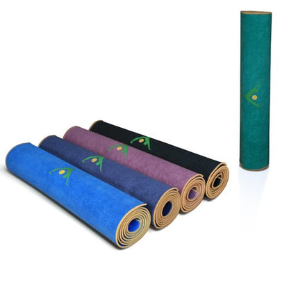 Synergy 2-in-1 Machine Washable Hot Yoga Mat with Integrated Non-Slip Microfiber Towel