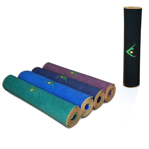 Synergy 2-in-1 Machine Washable Hot Yoga Mat with Integrated Non-Slip Microfiber Towel