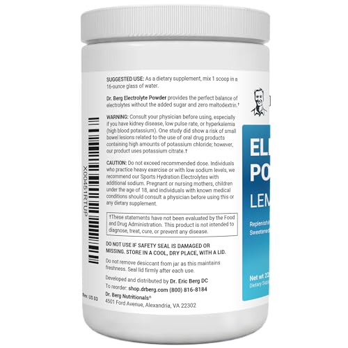 Dr. Berg Sugar Free Electrolyte Hydration Powder