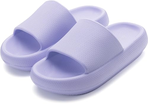 Unisex Orthopedic Pillow Slippers, House Slides Shower Sandals, Cushioned Thick Sole