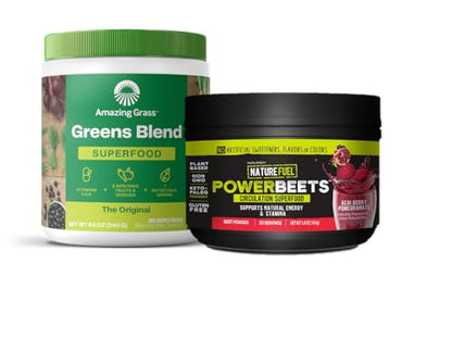 Superfood Greens Blend with Antioxidants, Digestive Enzymes, Fiber Prebiotics and Probiotics