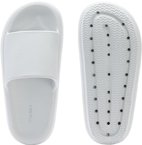 Unisex Orthopedic Pillow Slippers, House Slides Shower Sandals, Cushioned Thick Sole