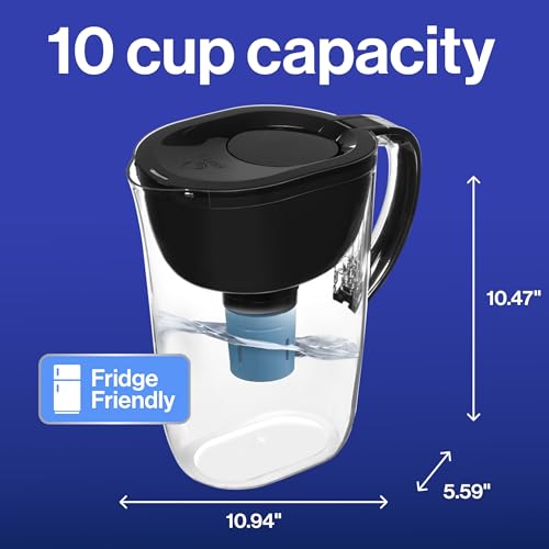 Brita Everyday Elite Water Filter Pitcher, 10 Cup Capacity - imprüv 