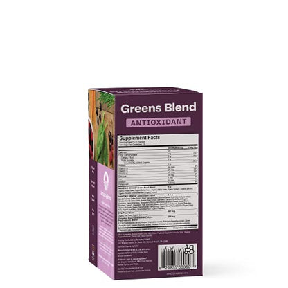 Superfood Greens Blend with Antioxidants, Digestive Enzymes, Fiber Prebiotics and Probiotics