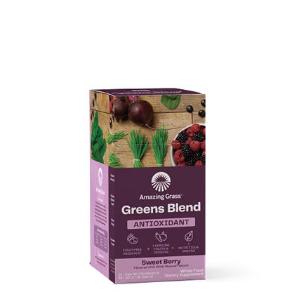 Superfood Greens Blend with Antioxidants, Digestive Enzymes, Fiber Prebiotics and Probiotics