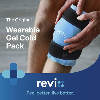 Reusable Gel Ice Pack Cold Compress Therapy for Knee Swelling & Pain Relief