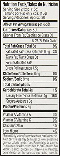 Badia Organic Flax Seed, Ground Flax Seed, 16-Ounce