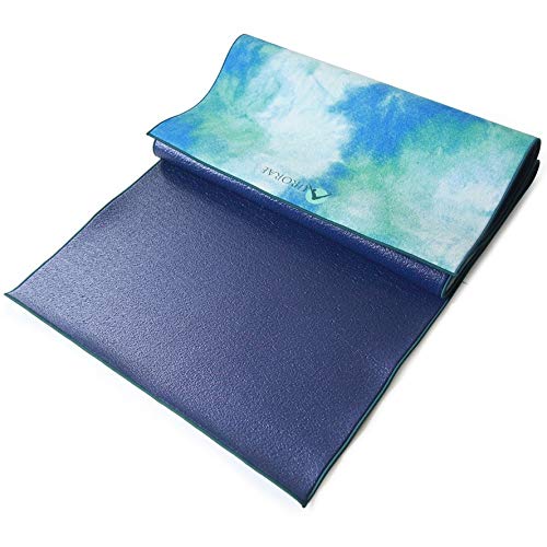 Synergy 2-in-1 Machine Washable Hot Yoga Mat with Integrated Non-Slip Microfiber Towel