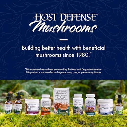 Host Defense Stamets 7 Mushroom Powder - 7 Species Blend - Mushroom Supplement for Immune Support with Royal Sun Blazei, Cordyceps, Reishi, Maitake, Lion's Mane, Chaga & Mesima - 7 oz (133 Servings)*