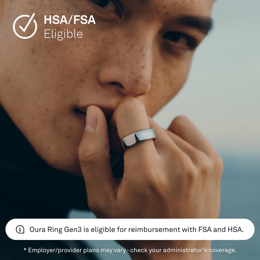 Oura Ring Gen3 Horizon Smart Ring for Biometric Health Tracking