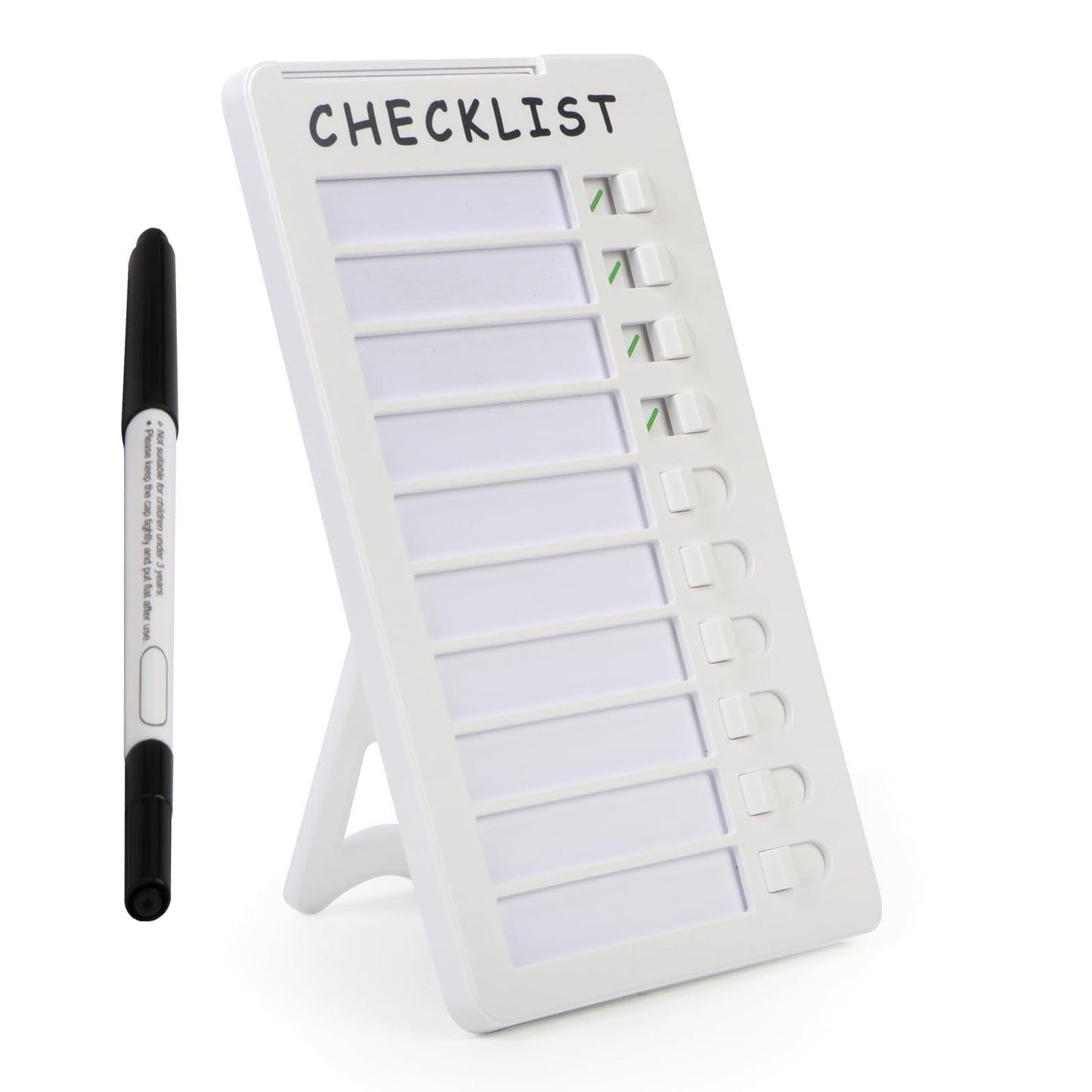 Dry Erase Chore Chart, Standable Whiteboard Checklist Board - imprüv 