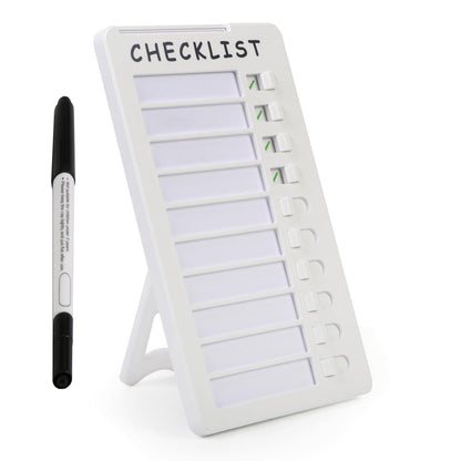 Dry Erase Chore Chart, Standable Whiteboard Checklist Board - imprüv 
