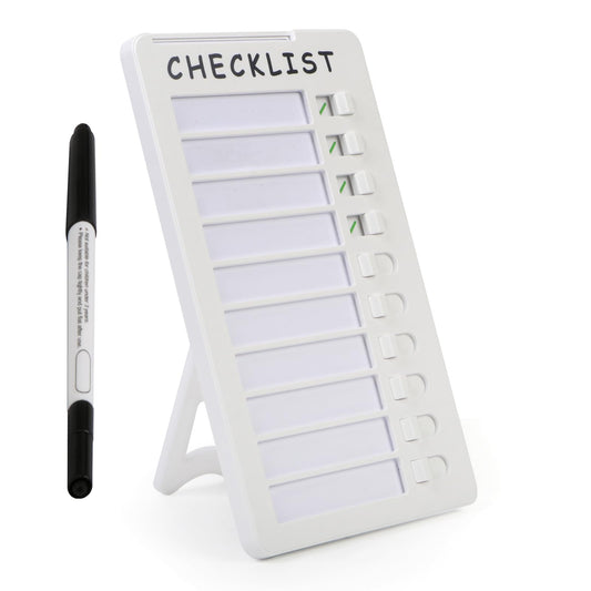 Dry Erase Chore Chart, Standable Whiteboard Checklist Board - imprüv 